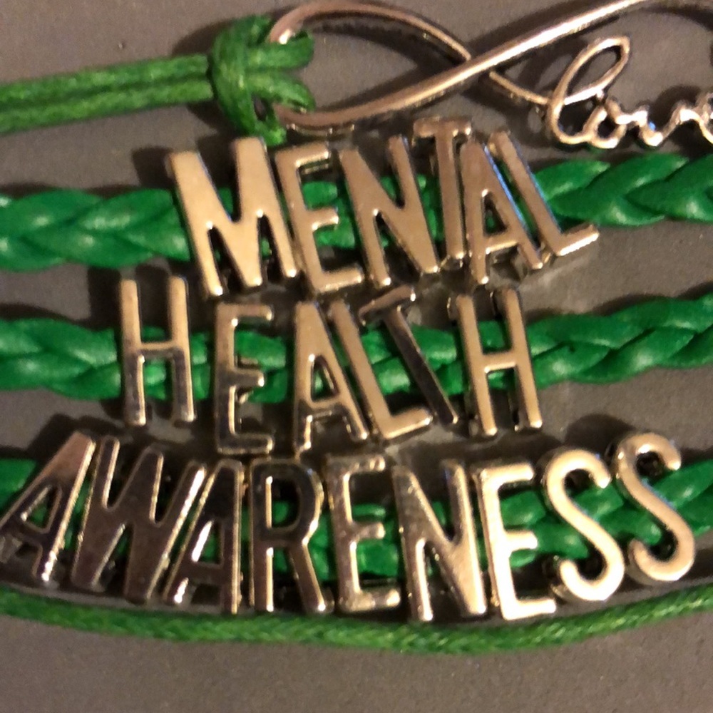Mental health awareness bracelet
